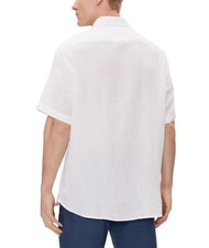 TOMMY HILFIGER TH Camisa de lino de manga corta de corte regular - Camisas de hombre