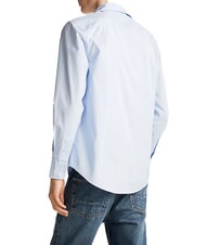 TOMMY HILFIGER TH Camisa de algod&oacute;n de manga larga dulce azul - Camisas de hombre - 2