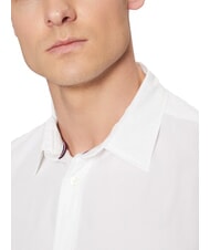 TOMMY HILFIGER TH Camisa de algod&oacute;n de manga larga blanco &oacute;ptico - Camisas de hombre - 3