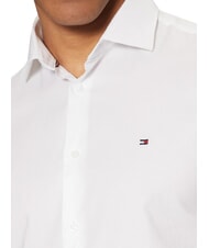 TOMMY HILFIGER TH Camisa de manga larga de corte entallado blanco &oacute;ptico - Camisas de hombre - 4