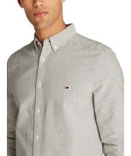 TOMMY HILFIGER TH JEANS Camisa de rayas de manga larga Marina de noche oscura - Camisas de hombre - 3