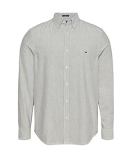 TOMMY HILFIGER TH JEANS Camisa de rayas de manga larga Marina de noche oscura - Camisas de hombre - 4