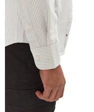 TOMMY HILFIGER TH JEANS Camisa de rayas de manga larga Franja verde de Aruba - Camisas de hombre - 4