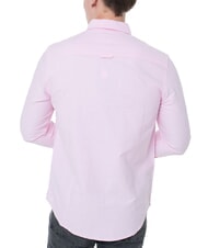 TOMMY HILFIGER TH JEANS Camisa Oxford de corte regular raya de az&uacute;car rosa - Camisas de hombre - 2