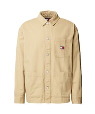 TOMMY HILFIGER TH JEANS Camisa deportiva con bolsillos bronceado reliquia - Camisas de hombre - 4