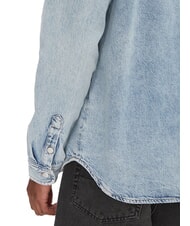 TOMMY HILFIGER TH JEANS Camisa vaquera de manga larga mezclilla clara - Camisas de hombre - 4