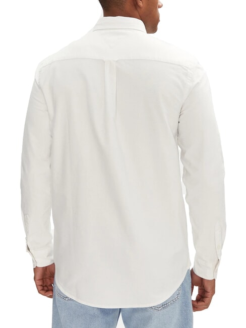 TH JEANS Camisa de algod&oacute;n de manga larga crudo - Camisas de hombre