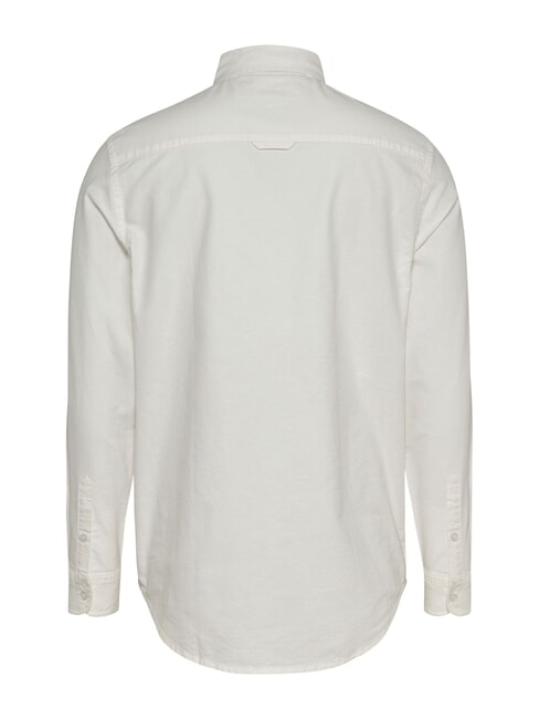 TH JEANS Camisa Oxford de corte regular crudo - Camisas de hombre