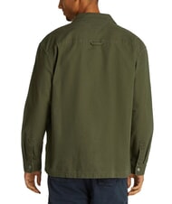 TOMMY HILFIGER TH JEANS Camisa deportiva con bolsillos verde fatiga - Camisas de hombre - 2