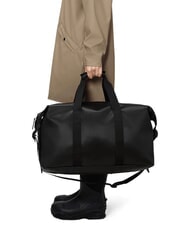 RAINS HILO WEEKEND Bolsa impermeable grano negro - Bolsas de viaje - 4