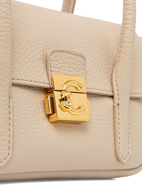 C-ME LOCK Mini bolso con bandolera concha de arena - Bolsos Mujer