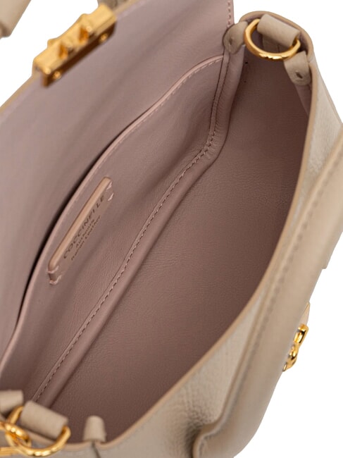 C-ME LOCK Mini bolso con bandolera concha de arena - Bolsos Mujer