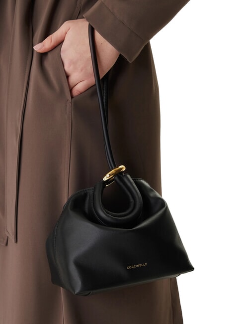 FINN POUCH Mini bolso de mano negro - Bolsos Mujer