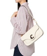 COCCINELLE C-ME CALF&MARB Bolso de hombro perla - Bolsos Mujer - 5