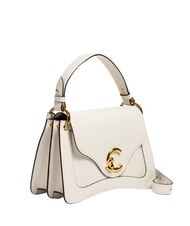 COCCINELLE C-ME CALF COCKER Bolso peque&ntilde;o de piel con bandolera perla - Bolsos Mujer - 2