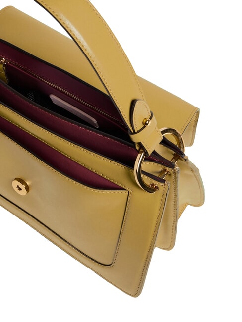 C-ME CALF COCKER Bolso malet&iacute;n de piel con bandolera pastos marinos - Bolsos Mujer