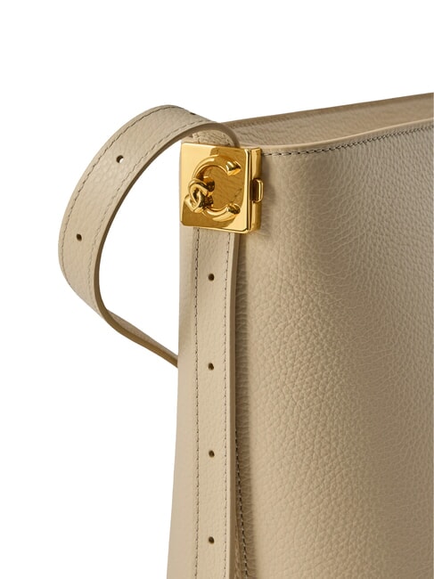 C-ME LOCK Bolso de hombro concha de arena - Bolsos Mujer