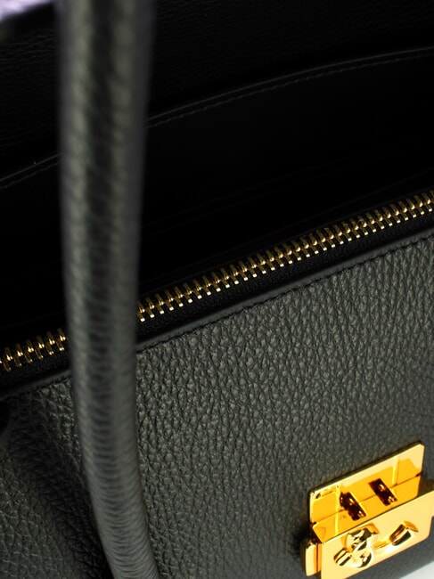 C-ME LOCK Bolso de hombro, piel negro - Bolsos Mujer