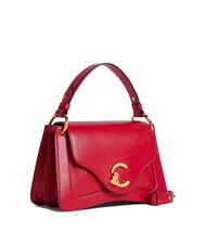 COCCINELLE C-ME CALF COCKER Bolso peque&ntilde;o de piel con bandolera escarlata - Bolsos Mujer - 2