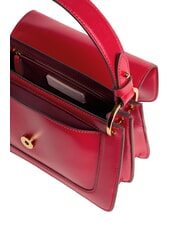 COCCINELLE C-ME CALF COCKER Bolso peque&ntilde;o de piel con bandolera escarlata - Bolsos Mujer - 3