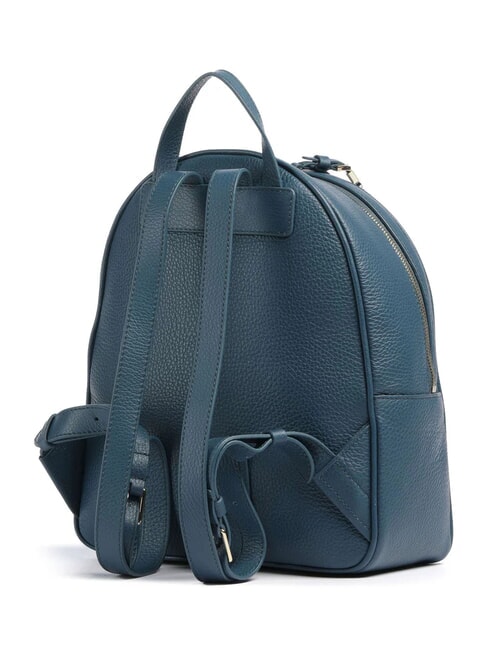 NORY Mochila de cuero azul profundo - Bolsos Mujer