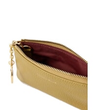 COCCINELLE C-ME SOFTY  Estuche para llaves/monedero de cuero pastos marinos - Carteras Mujer - 3