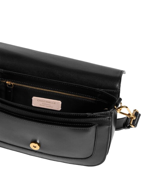 C-ME CALF&MARB Bolso de hombro negro - Bolsos Mujer