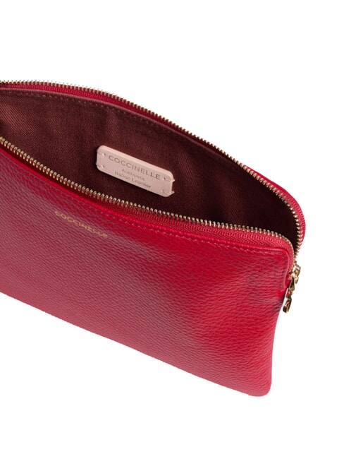 C-ME SOFTY Bolso de mano de piel escarlata - Bolsos Mujer