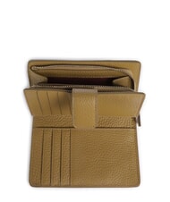 COCCINELLE METALLIC SOFT Cartera en piel texturizada pastos marinos - Carteras Mujer - 2