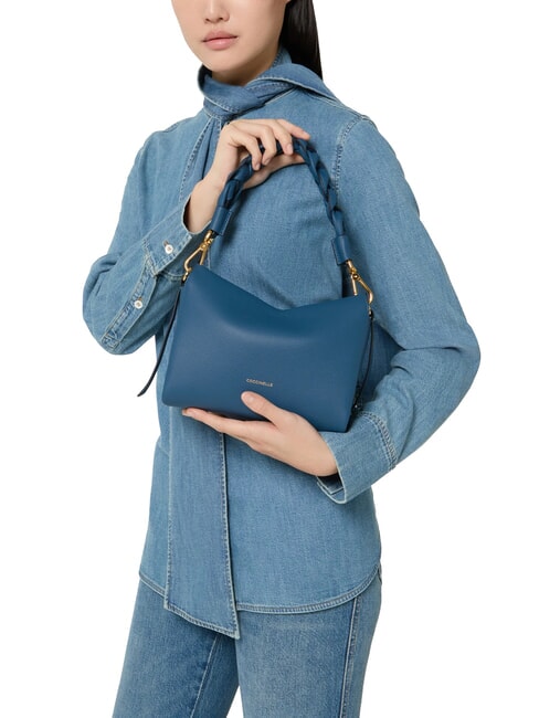 BOHEME GRANA DOUBLE Bolso de mano, con bandolera, en piel bl/sandshe profundo - Bolsos Mujer