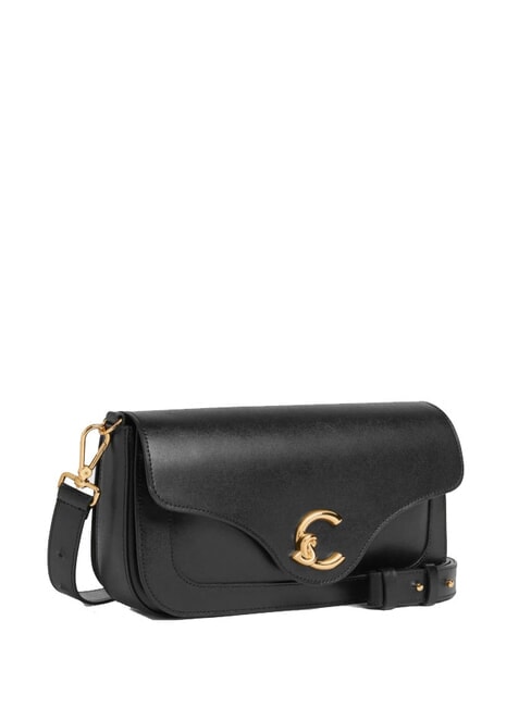 C-ME CALF Bolso de hombro, en piel negro - Bolsos Mujer