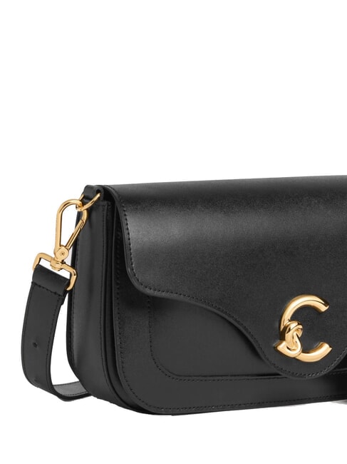 C-ME CALF Bolso de hombro, en piel negro - Bolsos Mujer