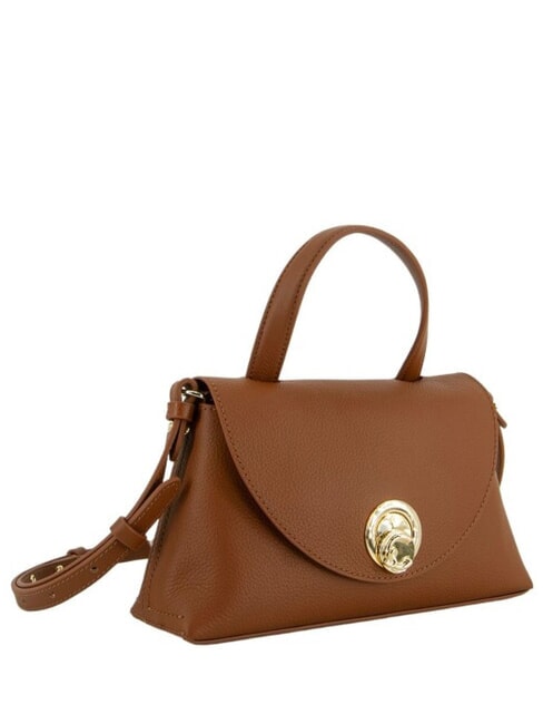 NIKLA Bolso de mano, con bandolera co&ntilde;ac/negro - Bolsos Mujer