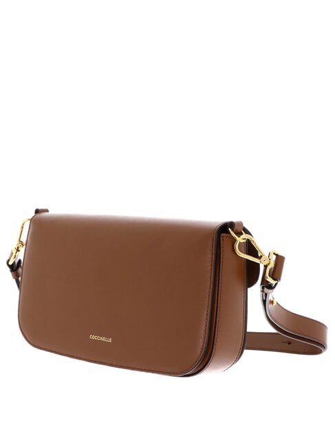 C-ME CALF Bolso de hombro, en piel co&ntilde;ac - Bolsos Mujer