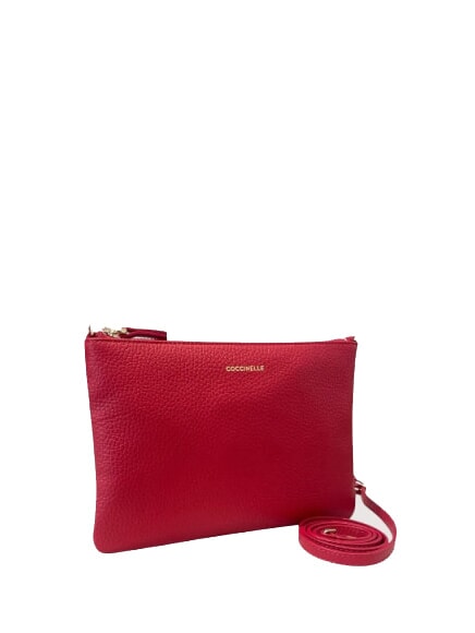BEST CROSSBODY Minibolso de piel escarlata - Bolsos Mujer