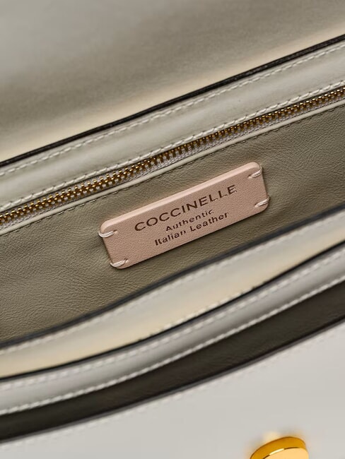 C-ME CALF Bolso de hombro, en piel perla - Bolsos Mujer