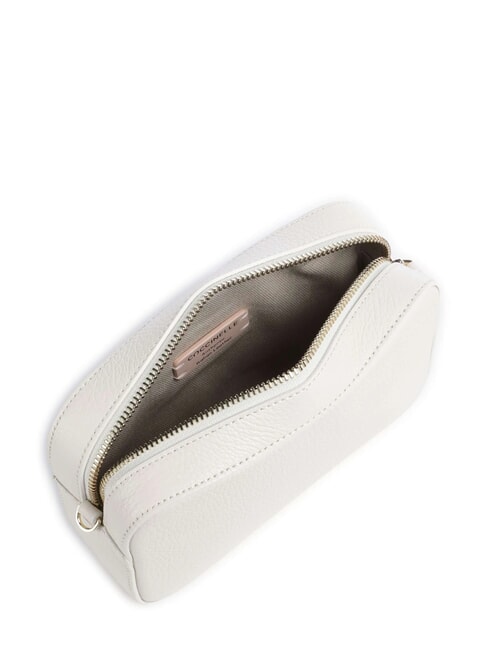 TEBE Bolso bandolera en piel texturizada perla - Bolsos Mujer