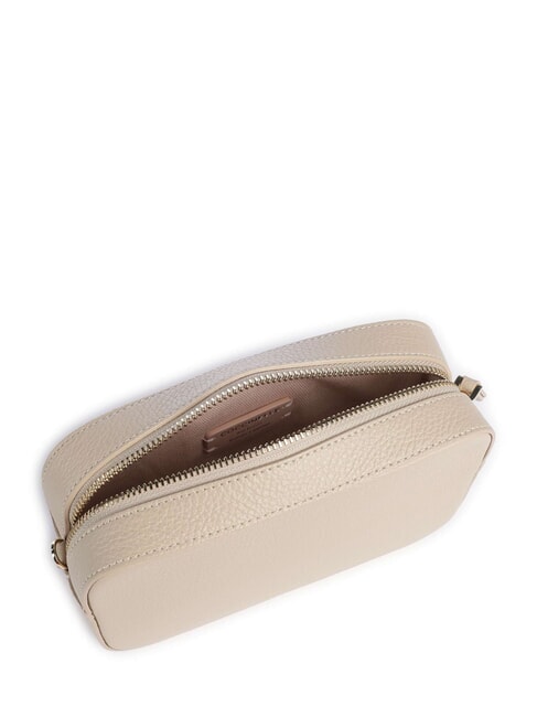 TEBE Bolso bandolera en piel texturizada concha de arena - Bolsos Mujer