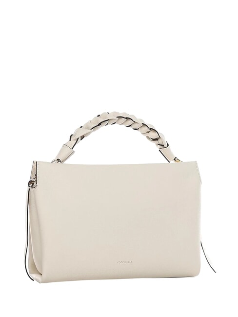 BOHEME GRANA DOUBLE Bolso de mano, con bandolera, en piel blanco / des - Bolsos Mujer