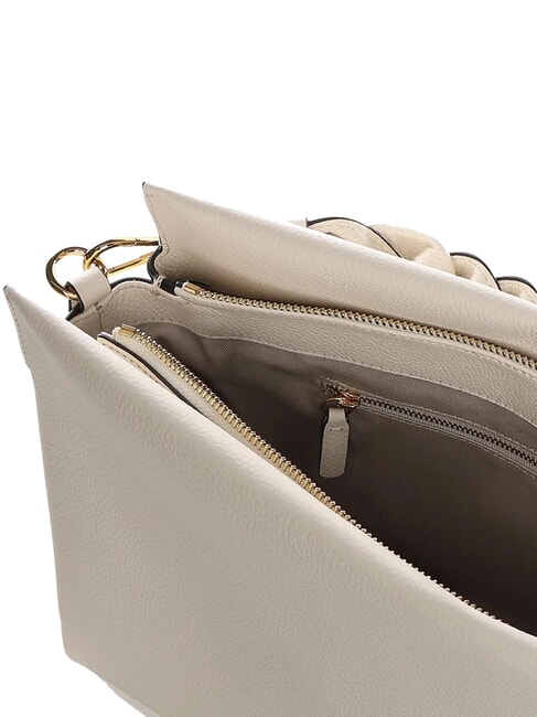BOHEME GRANA DOUBLE Bolso de mano, con bandolera, en piel blanco / des - Bolsos Mujer