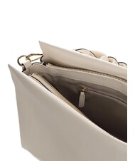 COCCINELLE BOHEME GRANA DOUBLE Bolso de mano, con bandolera, en piel blanco / des - Bolsos Mujer - 4