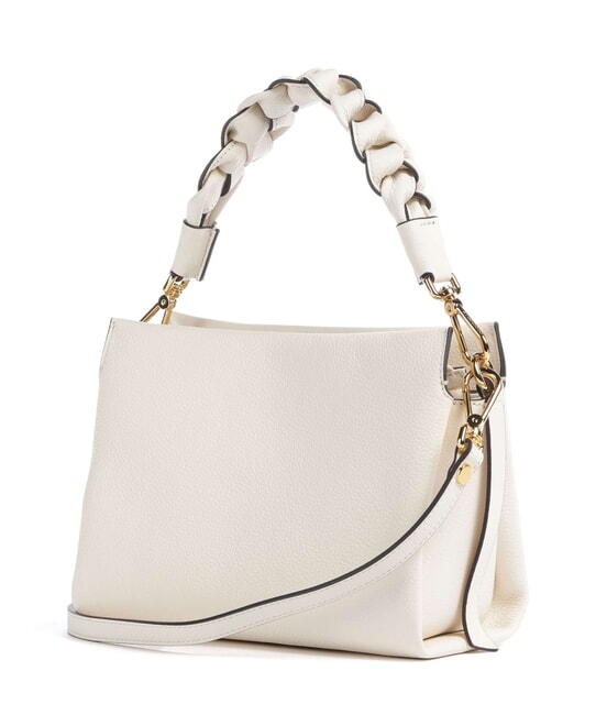 BOHEME GRANA DOUBLE Bolso de mano, con bandolera, en piel blanco / des - Bolsos Mujer