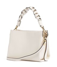 COCCINELLE BOHEME GRANA DOUBLE Bolso de mano, con bandolera, en piel blanco / des - Bolsos Mujer - 2