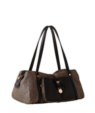 BORBONESE POCHE Bolso de hombro OP / NATURAL / NEGRO - Bolsos Mujer - 2