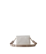 BORBONESE CLASSICA Mini bolso de hombro algod&oacute;n blanco - Bolsos Mujer - 4