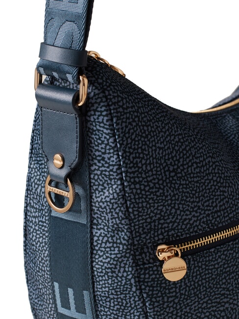 BORBONESO Bolso LUNA Hobo, mediano lapisl&aacute;zuli azul - Bolsos Mujer