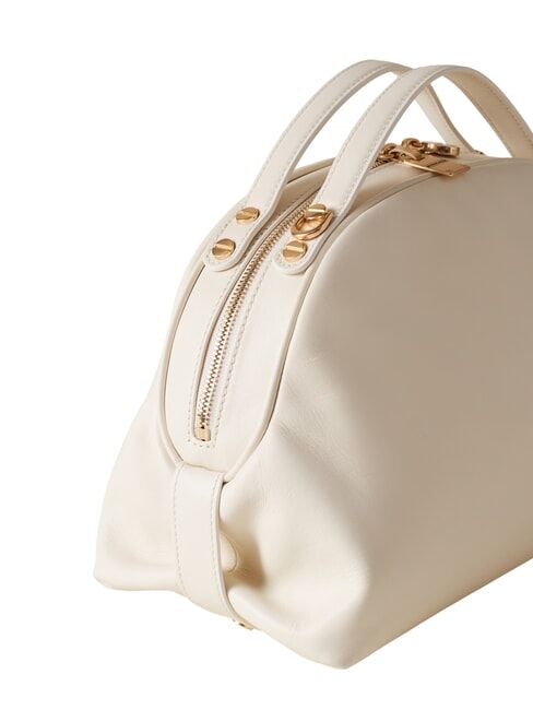 SEXY Bolso de mano, con bandolera algod&oacute;n blanco - Bolsos Mujer