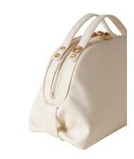 BORBONESE SEXY Bolso de mano, con bandolera algod&oacute;n blanco - Bolsos Mujer - 3
