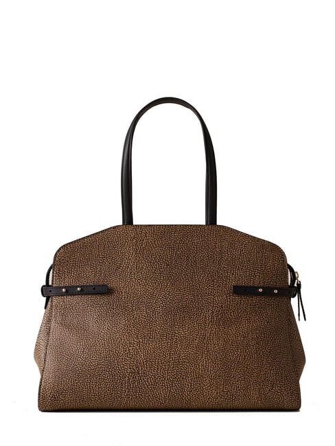 GEMINI Bolso de compras de hombro op natural / negro - Bolsos Mujer