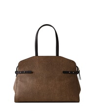 BORBONESE GEMINI Bolso de compras de hombro op natural / negro - Bolsos Mujer - 4